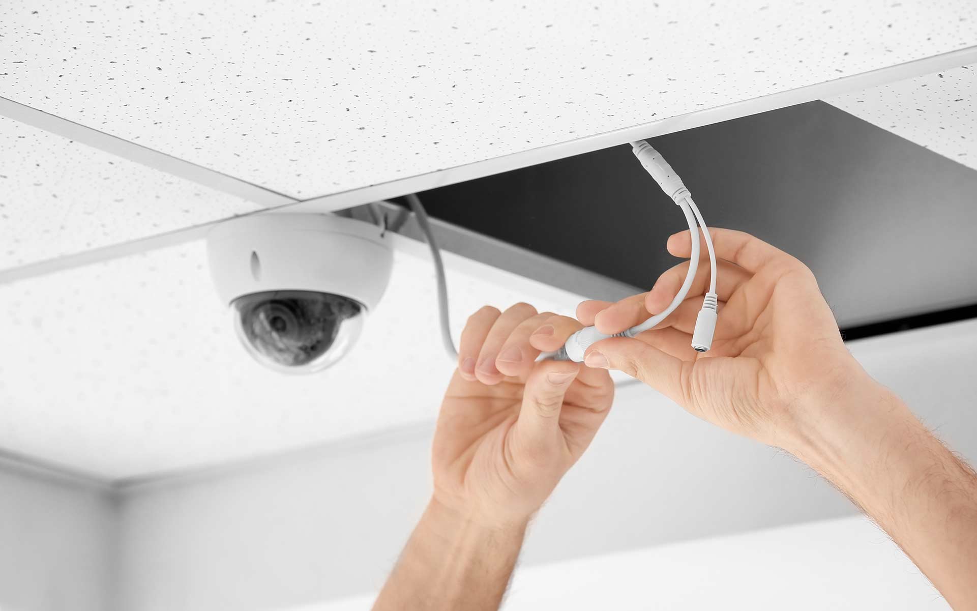 A2B Electrical's electricians can wire up CCTV cameras for properties in Cranleigh and the local area. 